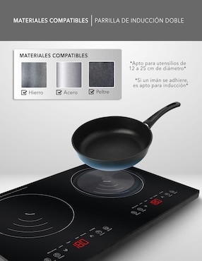 Parrilla eléctrica Rca RC-12A4 de cristal templado