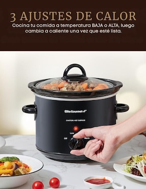 Olla de cocción lenta Elite Cuisine