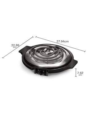 Parrilla eléctrica Elite Cuisine Esb-300x de plástico