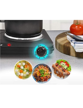 Parrilla eléctrica Elite Cuisine Edb-302bf de hierro fundido