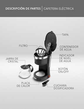 Cafetera de goteo RCA RC-CAF1