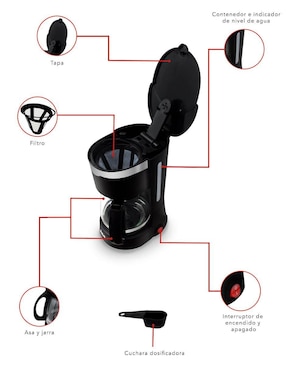 Cafetera de goteo RCA RC-CAF1