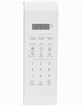 Horno de microondas convencional Midea modelo MMDP07S2CW 0.7 pies cúbicos