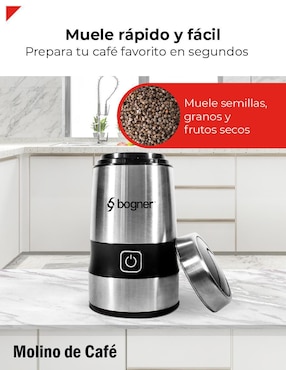 Molino para café Bogner de acero
