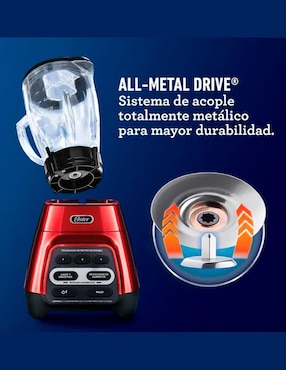 Licuadora reversible Oster  3 velocidades blstpyg1210rbg Vaso Blend-N-Go
