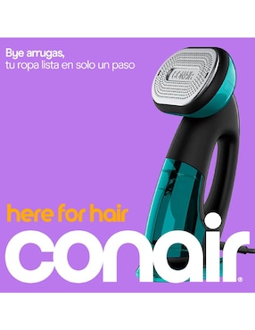 Cepillo de vapor Conair turbo extremesteam gs108es suela acero inoxidable