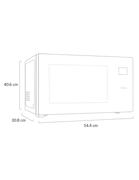 Horno de microondas convencional Lg modelo MS1596DIR 1.5 pies cúbicos