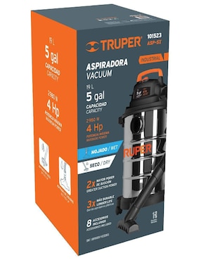 Aspiradora wet & dry Truper ASP-5X