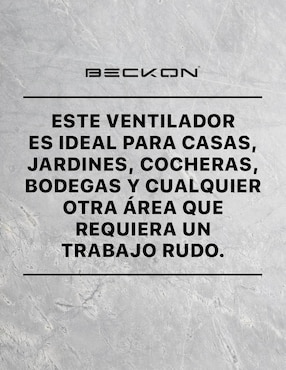 Ventilador de pedestal Beckon 3 velocidades