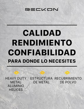 Ventilador de pedestal Beckon 3 velocidades