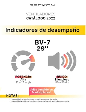 Ventilador de torre Beckon 3 velocidades
