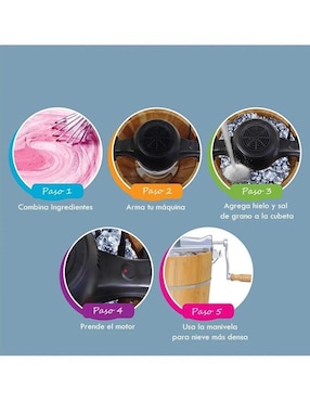 Maquina de helados Elite Cuisine gourmet semiautomático