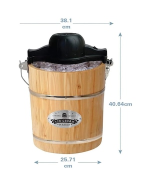 Maquina de helados Elite Cuisine gourmet semiautomático