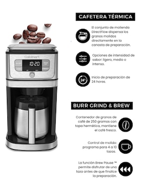 Cafetera de goteo Cuisinart Grind & Brew DGB-850ES