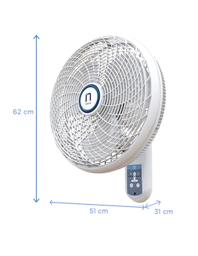 Ventilador Navia con control remoto 3 velocidades