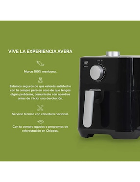 Freidora de aire Avera 2.5 L Fe02