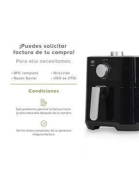 Freidora de aire Avera 2.5 L Fe02