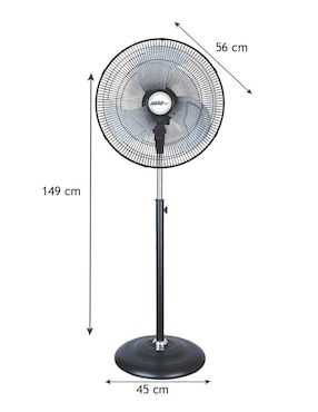 Ventilador de pedestal Aerotec 3 velocidades