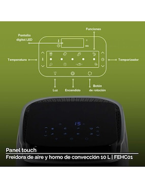 Freidora de aire Avera 10 L Fehc01