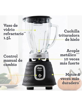 Licuadora Oster 2 velocidades bpst02