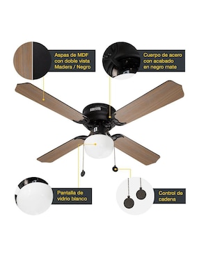 Ventilador de techo Artfan 3 velocidades