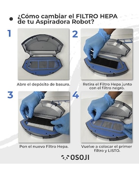 Kit de mantenimiento para aspiradora robot Osoji