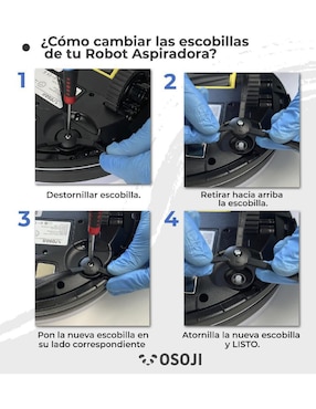 Kit de mantenimiento para aspiradora robot Osoji