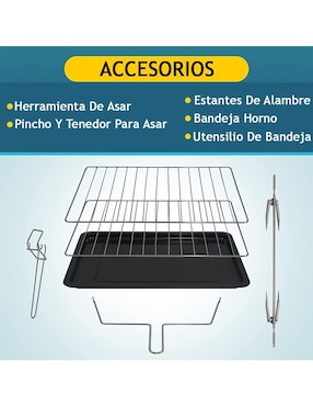 Horno convección Elite Gourmet 45 L
