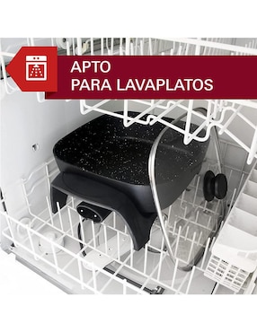 Sartén eléctrico con tapa Elite Gourmet de aluminio
