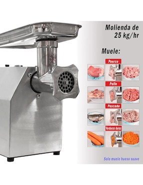 Molino para carne Gutstark de acero inoxidable