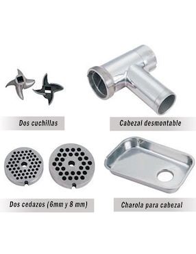 Molino para carne Gutstark de acero inoxidable