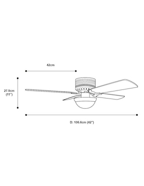 Ventilador de techo Designers 3 velocidades