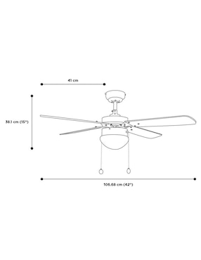 Ventilador de techo Artfan 3 velocidades