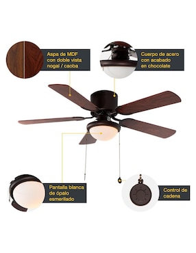 Ventilador de techo Designers 3 velocidades