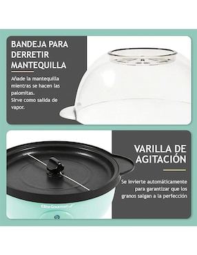 Máquina para Palomitas Elite Gourmet de plástico