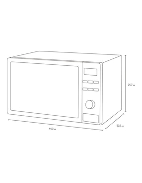 Horno de microondas convencional Winia modelo KOS-61WW 0.7 pies cúbicos