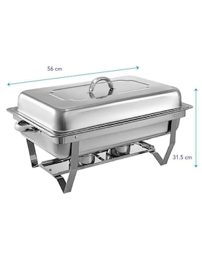 Chafer buffet de acero inoxidable Rd Royal Cook