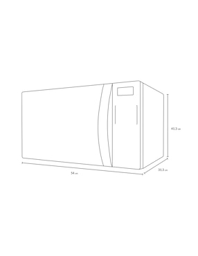 Horno de microondas convencional Winia modelo KOS-1N5HSS 1.5 pies cúbicos