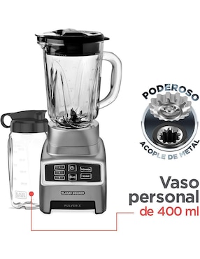 Licuadora Black + Decker BL1140MS-MX 12 velocidades