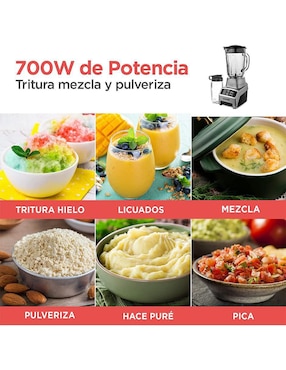 Licuadora Black + Decker BL1140MS-MX 12 velocidades
