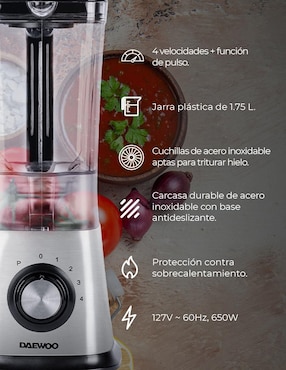 Licuadora Daewoo 4 velocidades DBL-849