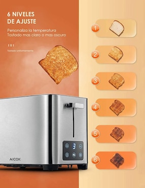 Tostador Aicok HT8015