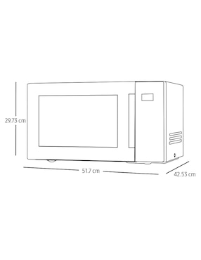Horno de microondas con grill Samsung modelo Mg30t5018ug/ax 1 pie cúbico