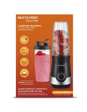 Licuadora Multilaser Shake 2 velocidades BE013USA