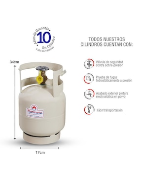 Tanque de gas 2 kg Flamineta