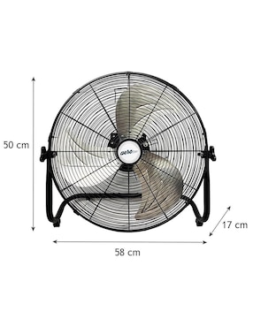 Ventilador de piso Aerotec 4 velocidades