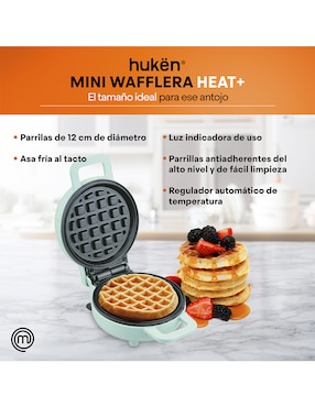 Mini wafflera Masterchef MK-WM-1M