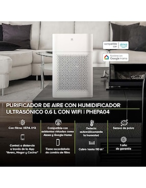 Purificador de aire Avera SmartHome PHEPA04