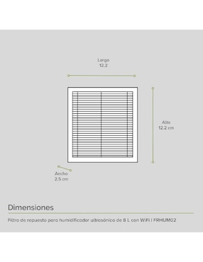 Purificador de aire Avera SmartHome FRHUM02