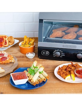 Horno eléctrico freidora Black + Decker TOD6020B-LA Aquila 19 l